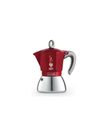 Bialetti kawiarka New Moka Induction 4tz czerwona