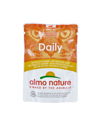 ALMO NATURE Daily Menu Kurczak z łososiem  70g