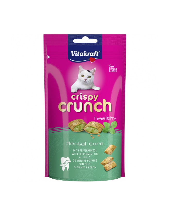 VITAKRAFT Crispy Crunch Dental - przysmak dla kota 60g główny