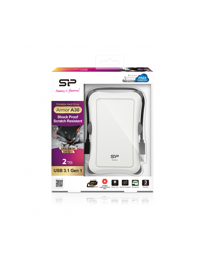 HDD Silicon Power Armor A30 2TB SP020TBPHDA30S3W główny