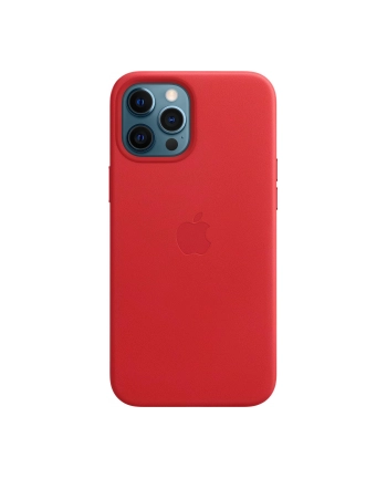 apple Skórzane etui z MagSafe do iPhone'a 12 Pro Max -(PRODUCT)RED