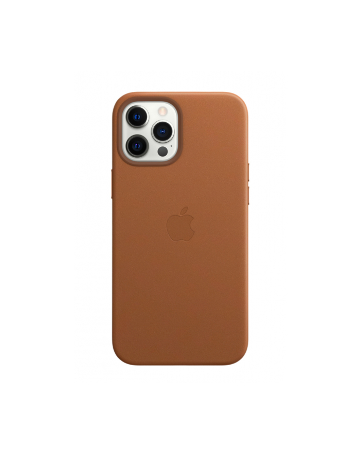 apple Skórzane etui z MagSafe do iPhone'a 12 Pro Max- naturalny brąz główny