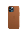 apple Skórzane etui z MagSafe do iPhone'a 12 Pro Max- naturalny brąz - nr 1