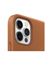 apple Skórzane etui z MagSafe do iPhone'a 12 Pro Max- naturalny brąz - nr 4
