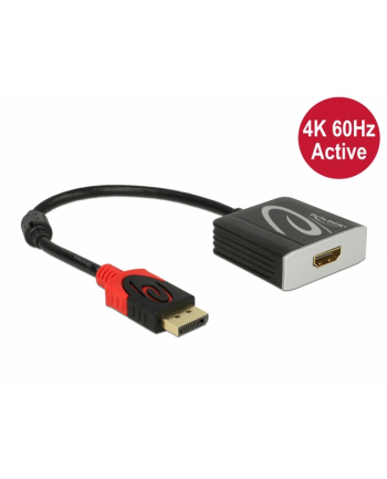 DELOCK adapter DisplayPort 1.4 male to HDMI female 4K 60 Hz active hdr