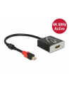 DELOCK adapter DisplayPort mini/M 1.4 to HDMI/F hdr black - nr 1