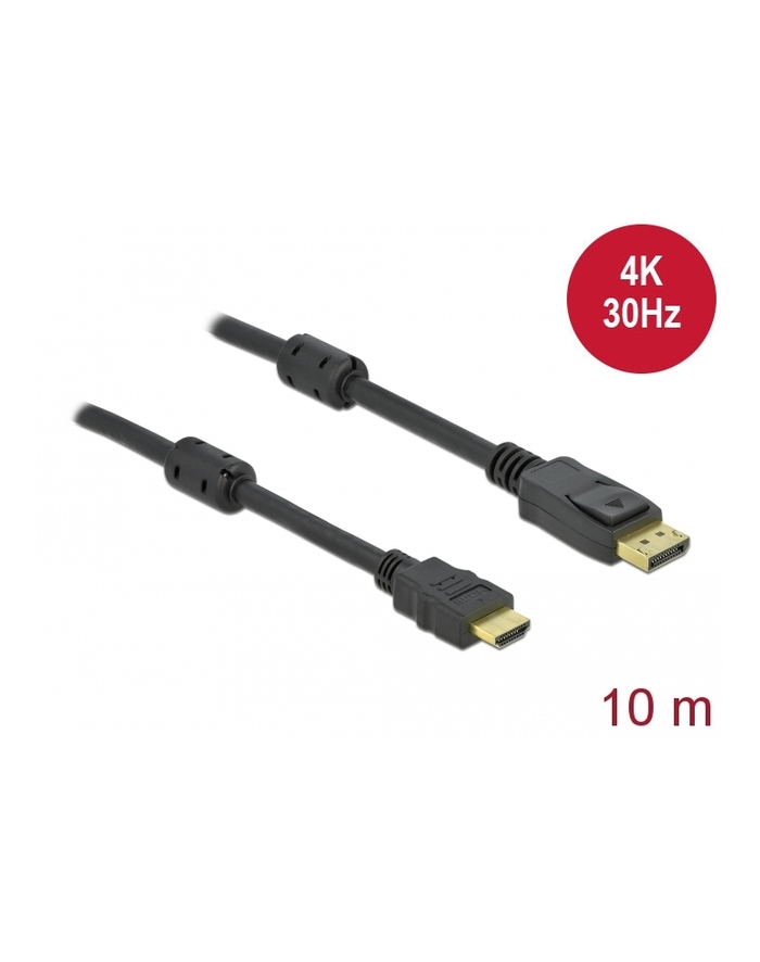 DELOCK DisplayPort/M v1.2A to HDMI/M cable 10m black główny