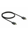 DELOCK HDMI Coaxial M/M v2.1 cable 1m 8K 60Hz braiding black - nr 2