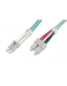 DIGITUS LWL patchcable LC/SC 50/125 2m multimode duplex OM4 RAL 4003 - nr 3