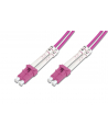 DIGITUS fiber Optic patch cord LC to LC Multimode 50/125 duplex 1m class OM4 LSOH RAL 4003 - nr 1