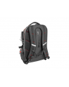 NATEC Genesis laptop backpack Pallad 550 black 15.6inch/17.3inch - nr 16