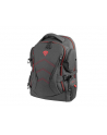 NATEC Genesis laptop backpack Pallad 550 black 15.6inch/17.3inch - nr 1