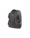 NATEC Genesis laptop backpack Pallad 550 black 15.6inch/17.3inch - nr 2