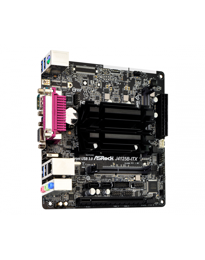 ASROCK J4125B-ITX Intel Celeron J4125 2.7 GHz DDR4 SODIMM 3xSATA UHD 600 mITX MB główny