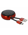DELOCK cable USB-A/M to USB-C/M 2.0 black/red retractable 92cm - nr 1
