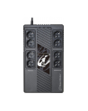 POWER WALKER UPS Line-Interactive 600VA MS 8x schuko RJ45 in/out USB HID USB charger - nr 19
