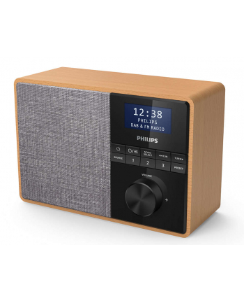 Philips TAR5505 / 10, radio (brown / silver, FM, DAB, Bluetooth)