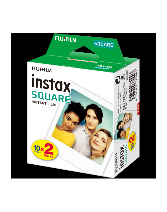 Fujifilm instax SQUARE film 2x 10, photo paper (white frame) główny