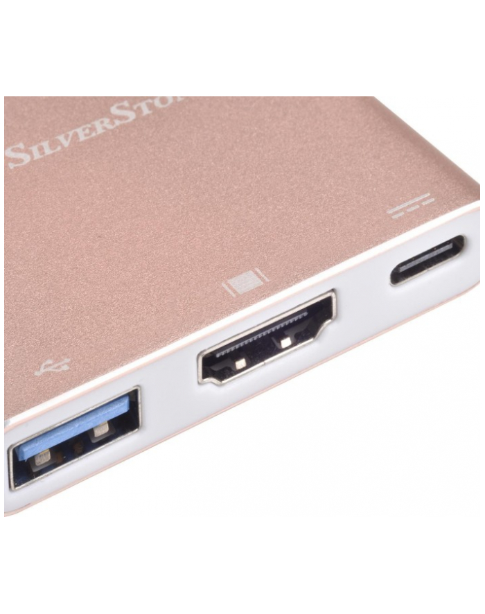 silverstone technology SilverStone Adapter SST-EP08P Type-C (pink / white) główny