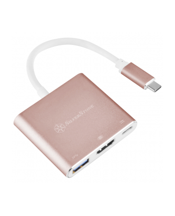 silverstone technology SilverStone Adapter SST-EP08P Type-C (pink / white) nr 1