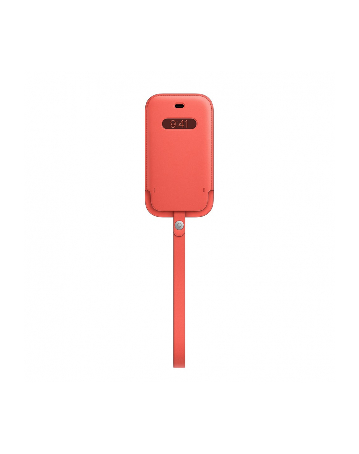 apple Skórzany futerał z MagSafe do iPhonea 12 mini - Różowy cytrus główny