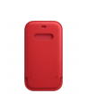 apple Skórzany futerał z MagSafe do iPhonea 12 mini - Czerwony - nr 7