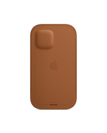 apple Skórzany futerał z MagSafe do iPhonea 12 | 12 Pro - Naturalny brąz