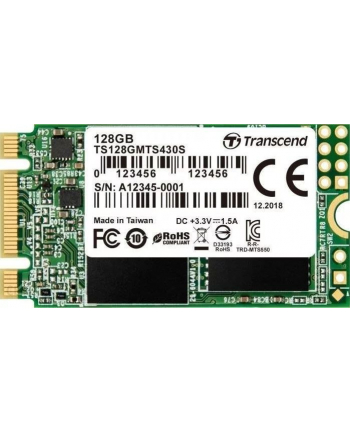 transcend Dysk SSD 430S 128GB 2242 M.2 SATA III 6Gb/s