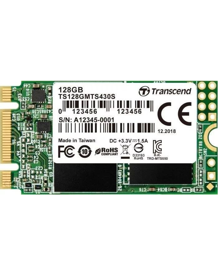 transcend Dysk SSD 430S 128GB 2242 M.2 SATA III 6Gb/s główny