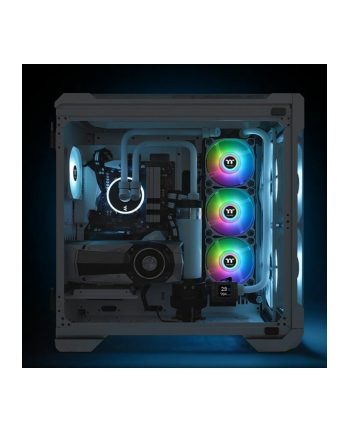 Thermaltake Pure Duo 14 ARGB Sync Radiator Fan, case fan (white / transparent, set of 2, 1x controller)