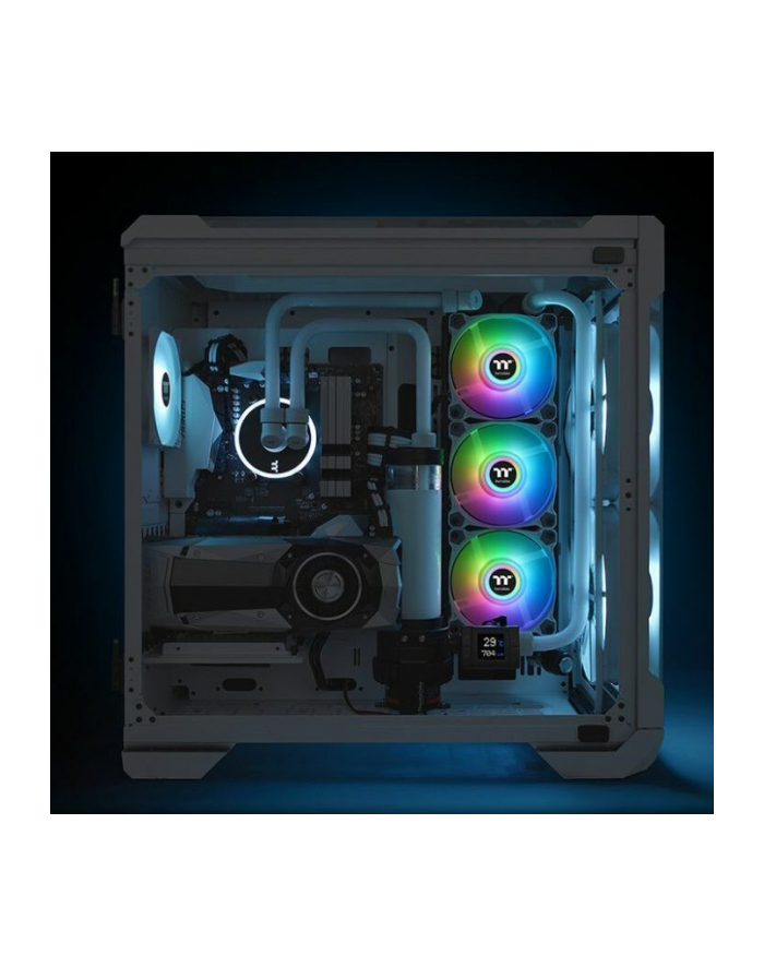 Thermaltake Pure Duo 14 ARGB Sync Radiator Fan, case fan (white / transparent, set of 2, 1x controller) główny