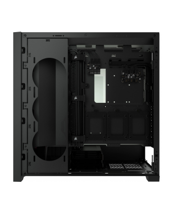 CORSAIR iCUE 5000X RGB Tempered Glass Mid-Tower ATX PC Smart Case Black
