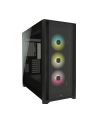 CORSAIR iCUE 5000X RGB Tempered Glass Mid-Tower ATX PC Smart Case Black - nr 38