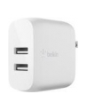 belkin Podwójna ładowarka ścienna Boost Charge 12W x2 Biała - nr 4