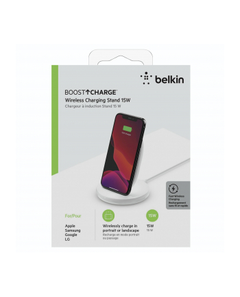 belkin Podstawka ładująca bezprzewodowa 15W  biała