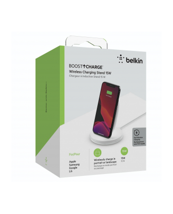 belkin Podstawka ładująca bezprzewodowa 15W  biała