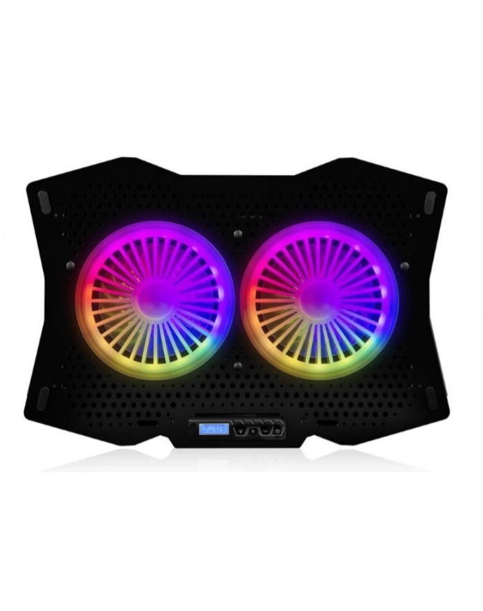 modecom Podstawka chłodząca pod  laptopa  CF18 RGB SILENT FAN czarna główny