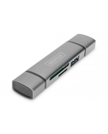 Digitus Dual Card Reader USB-C / USB 3.0, OTG, card reader