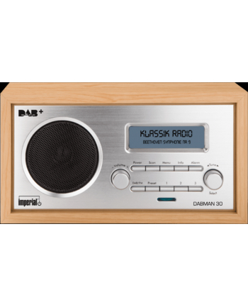 imperial Digitalbox DABMAN 30 Personal Analog ' digital Silver, Radio
