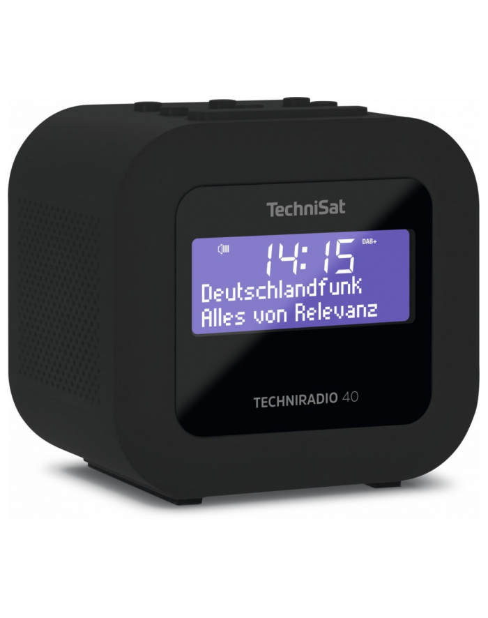 TechniSat TECHNIRADIO 40, radio alarm clock (black, FM, DAB / DAB +, USB) główny