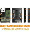 Icy Dock EZConvert Lite MB882SP-1S-3B, mounting frame (black, 2.5 ''to 3.5'' SATA / SAS SSD / HDD converter) - nr 3