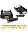 Icy Dock EZConvert Lite MB882SP-1S-3B, mounting frame (black, 2.5 ''to 3.5'' SATA / SAS SSD / HDD converter) - nr 6