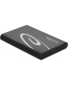 DeLOCK 42610 storage drive enclosure 2.5'' HDD/SSD enclosure Black, Drive cases - nr 1