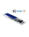 DeLOCK 42620 storage drive enclosure M.2 SSD enclosure Blue, Drive cases - nr 7