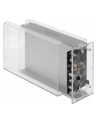 DeLOCK 42624 storage drive enclosure 2.5/3.5'' HDD/SSD enclosure Transparent, Drive cases - nr 2