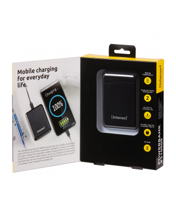 Intenso XS10000, Powerbank (black, 10000 mAh)