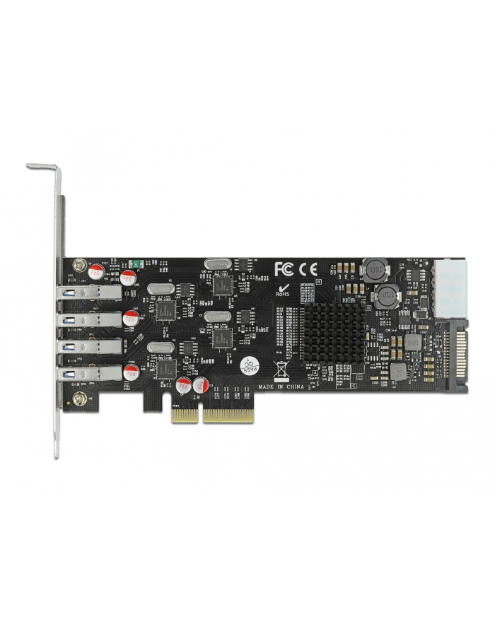 DeLOCK PCIe x4> 4x external SuperSpeed USB (USB 3.2 Gen 1) USB Type-A główny