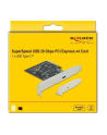 DeLOCK PCIe x4> 4x external SuperSpeed USB 20 Gbps (USB 3.2 Gen 2x2) USB Type-C - nr 5