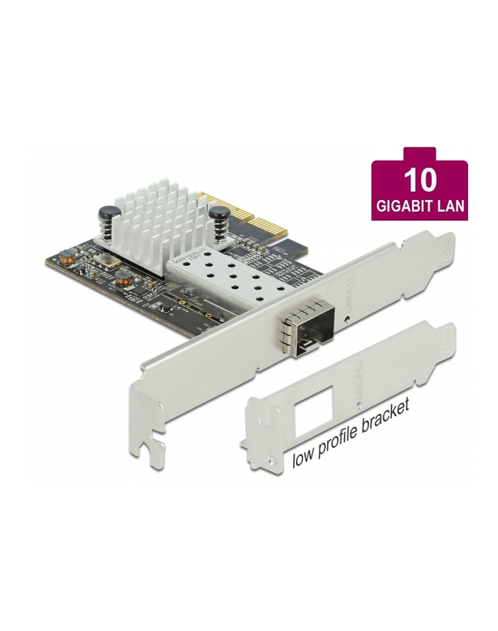 DeLOCK PCIe x4 10 Gigabit LAN 1x SFP + AQC100S Delock główny