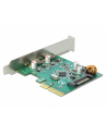 DeLOCK PCIe x4> 2xext SuperS. USB 10Gbps (USB 3.1 Gen 2) USB Type-C feMałe - nr 12